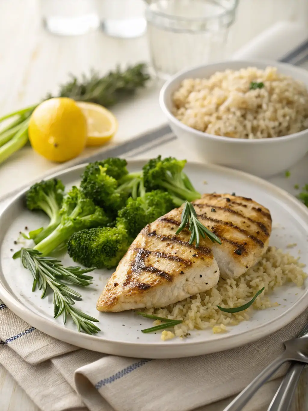 A beautifully plated, healthy meal prepared by Steven, showcasing the variety and nutritional value of his offerings.